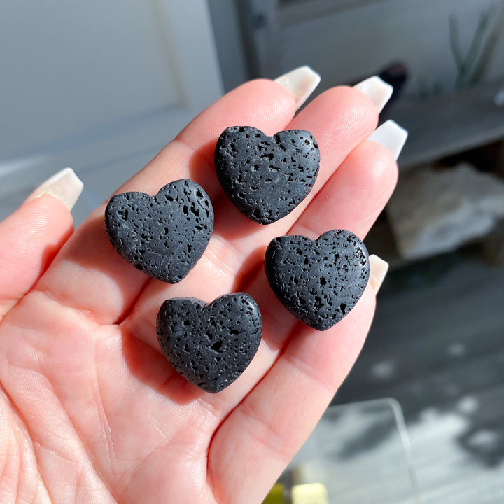 Lava Stone Mini Heart