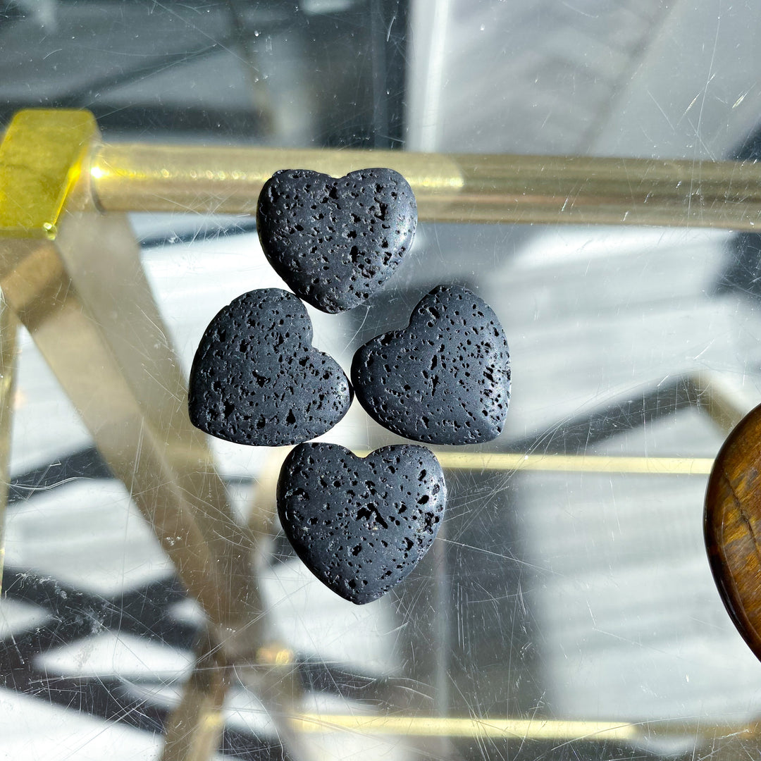 Lava Stone Mini Heart