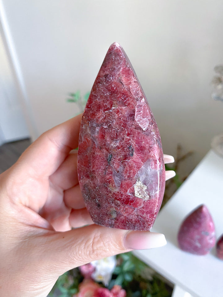 Rustic Rhodonite Flame - Imperfect