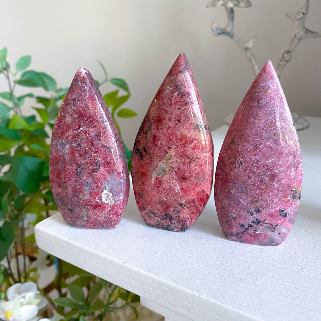 Rustic Rhodonite Flame - Imperfect