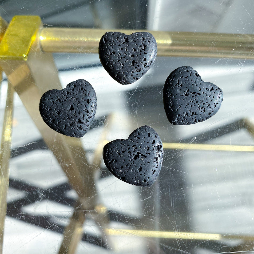 Lava Stone Mini Heart