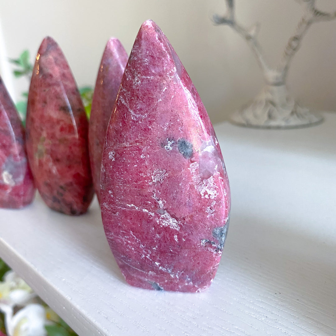 Rustic Rhodonite Flame - Imperfect