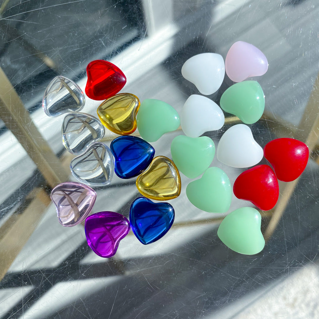 Glass Mini Heart - Choose Your Color