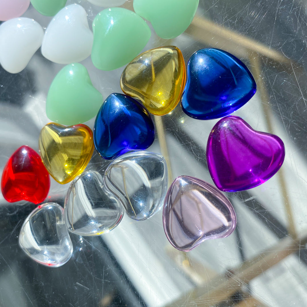 Glass Mini Heart - Choose Your Color