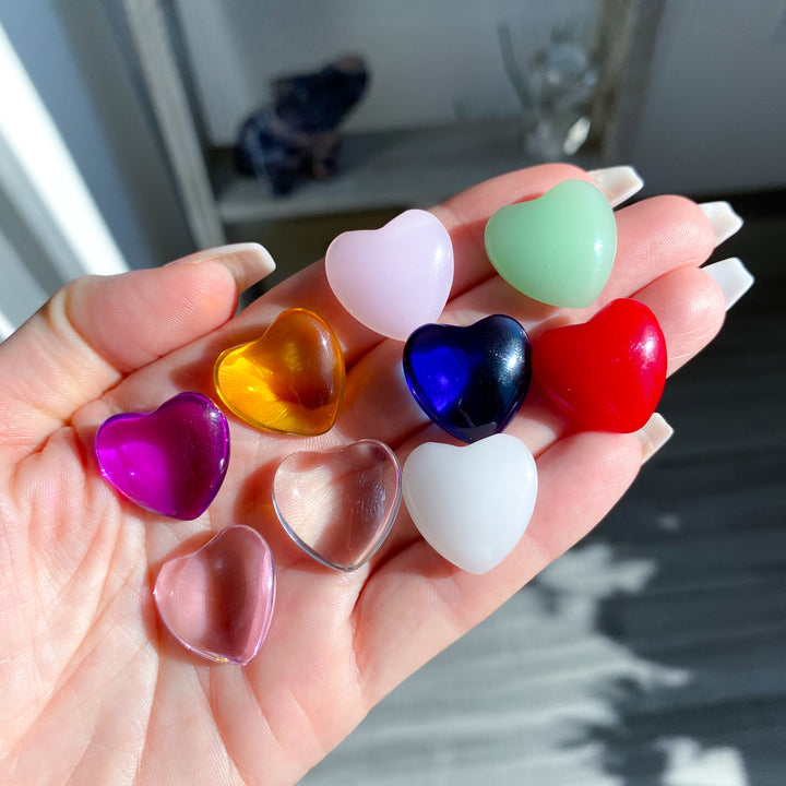 Glass Mini Heart - Choose Your Color
