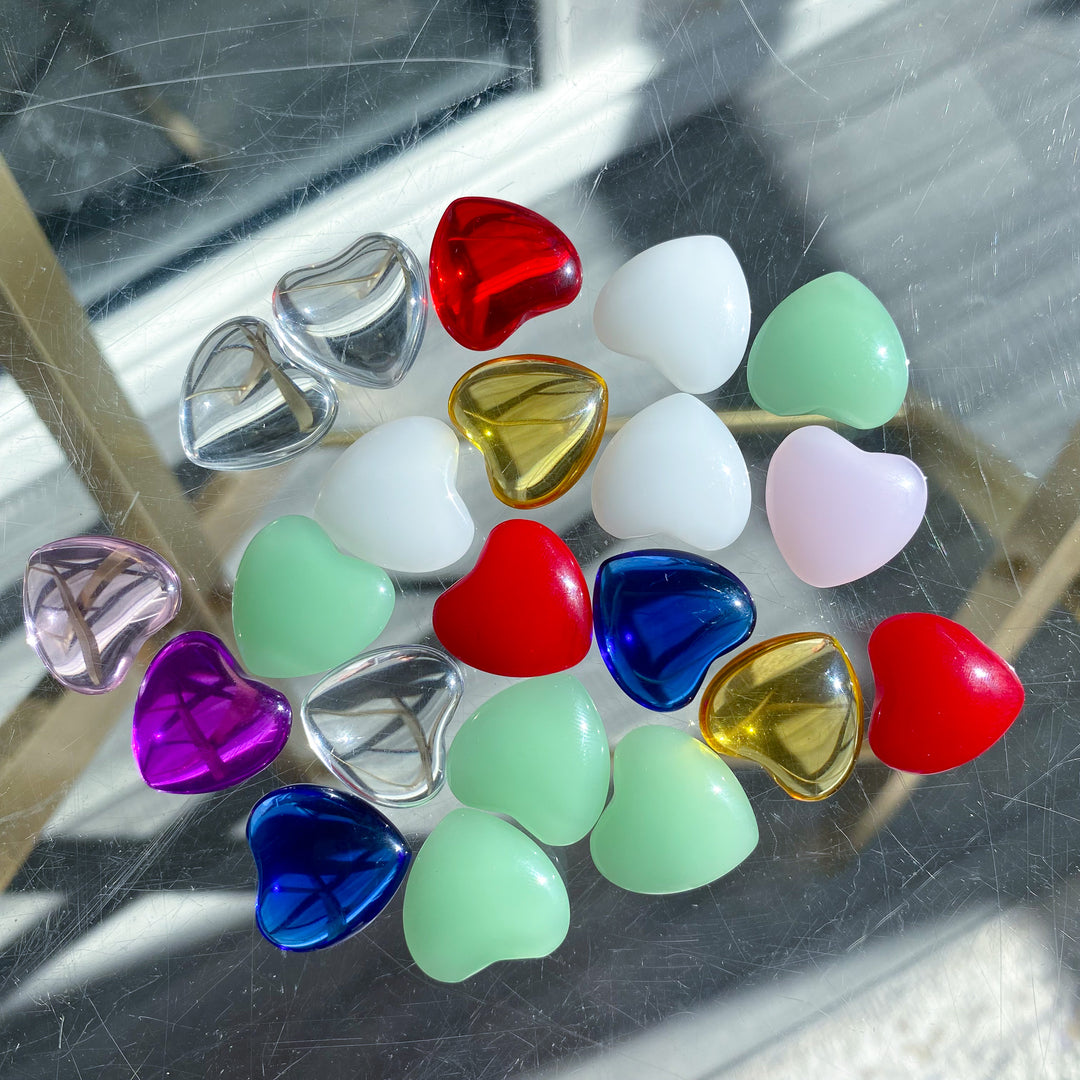 Glass Mini Heart - Choose Your Color