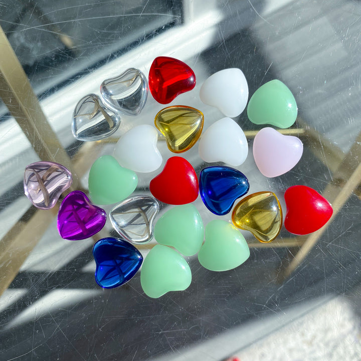 Glass Mini Heart - Choose Your Color
