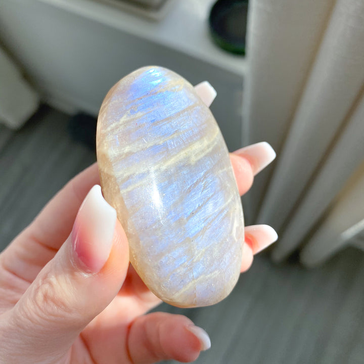 Gentle Moonstone and Sunstone Palm #2