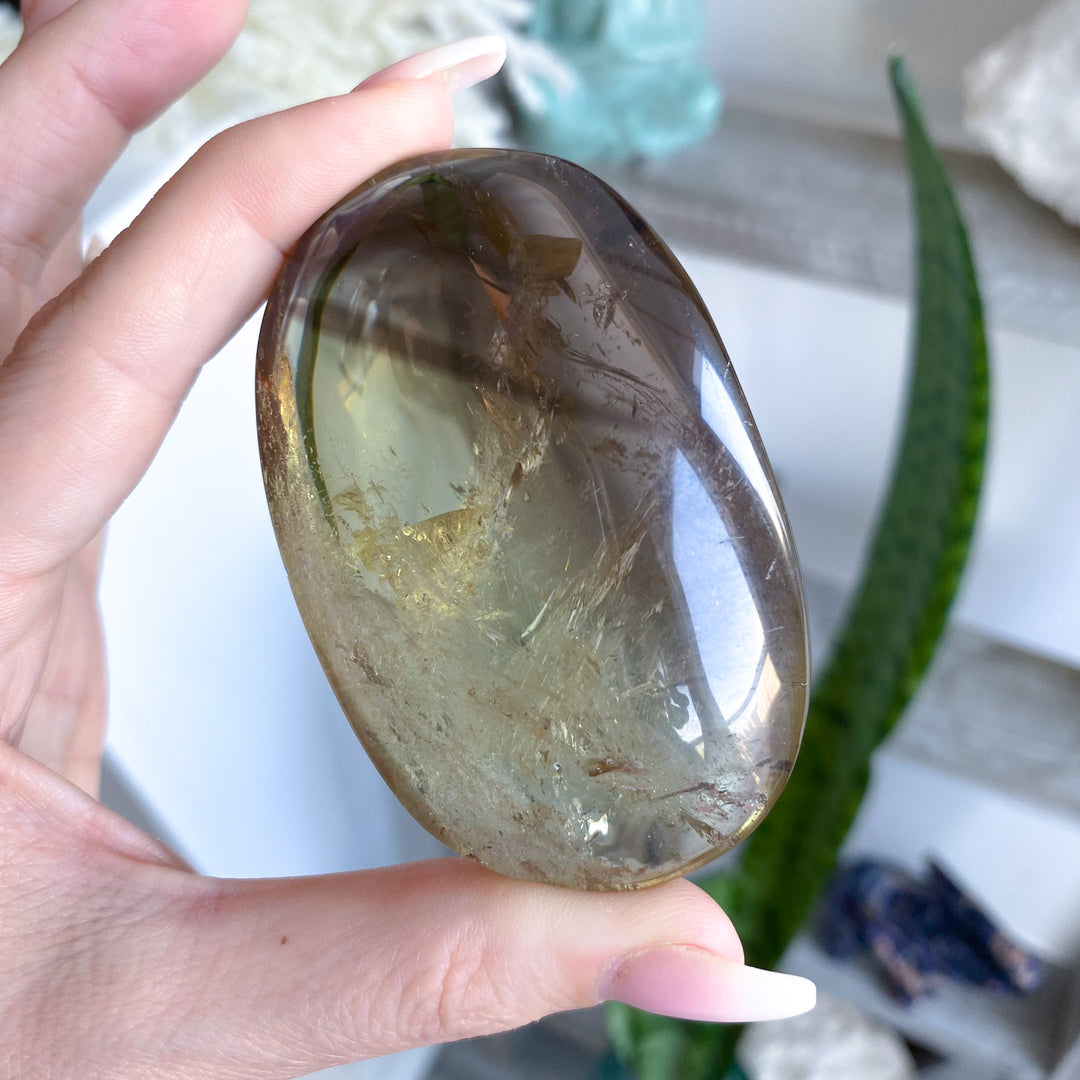 Ombre Smokey Citrine Palm 