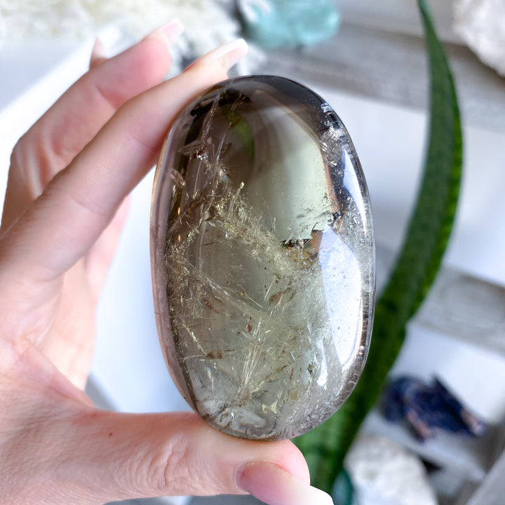 Ombre Smokey Citrine Palm 