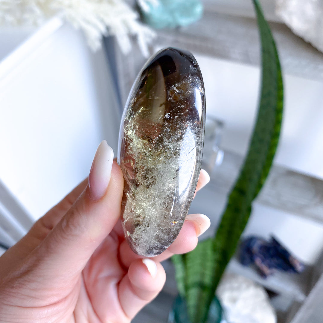 Ombre Smokey Citrine Palm 