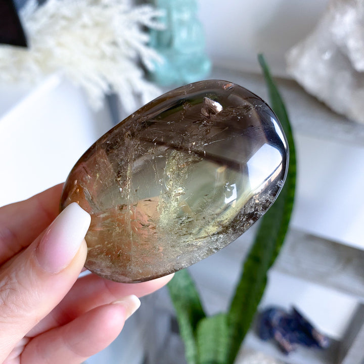 Ombre Smokey Citrine Palm 
