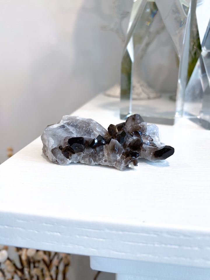 Dark Smokey Quartz Cluster #1
