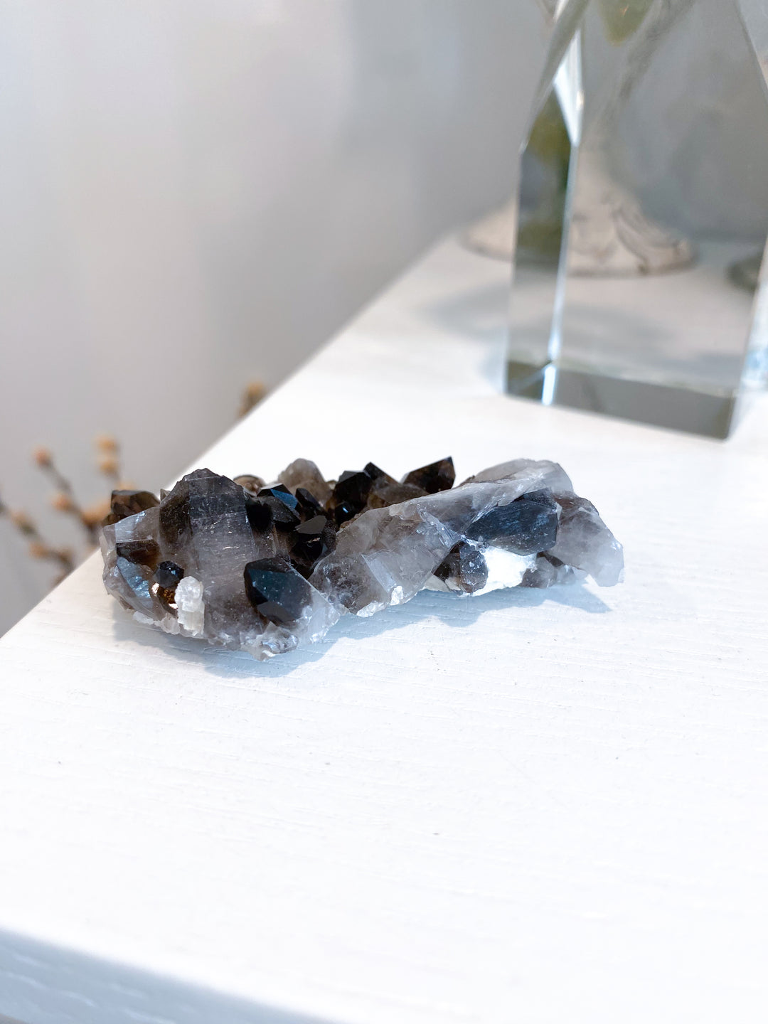Dark Smokey Quartz Cluster #1