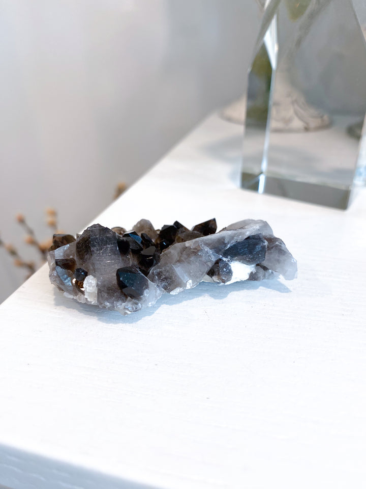 Dark Smokey Quartz Cluster #1