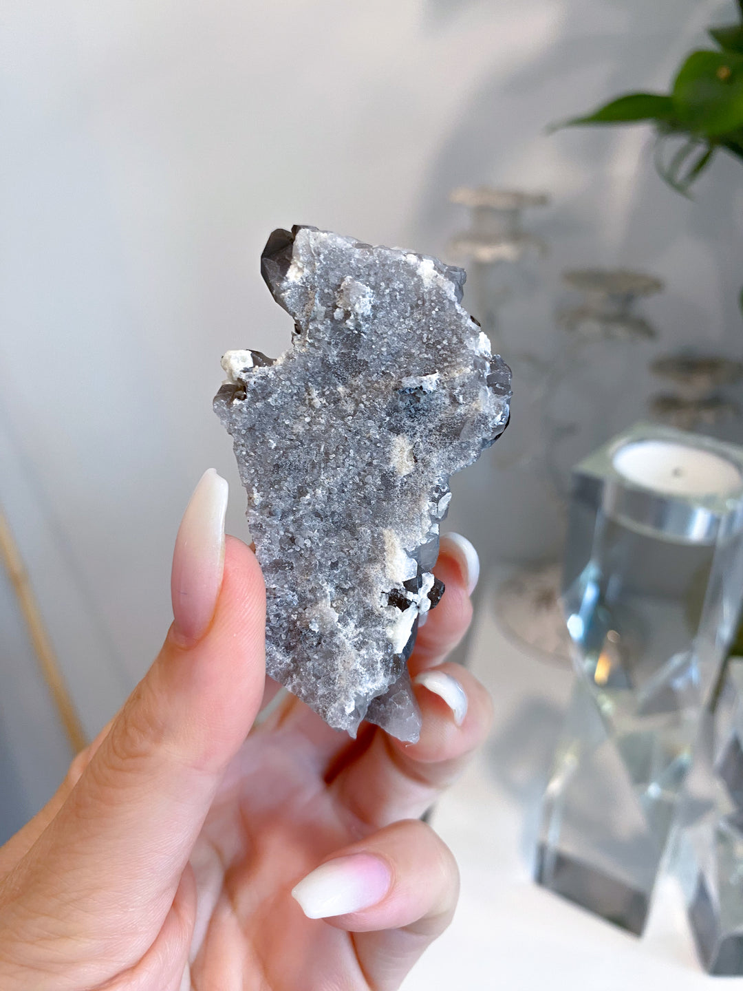 Dark Smokey Quartz Cluster #1