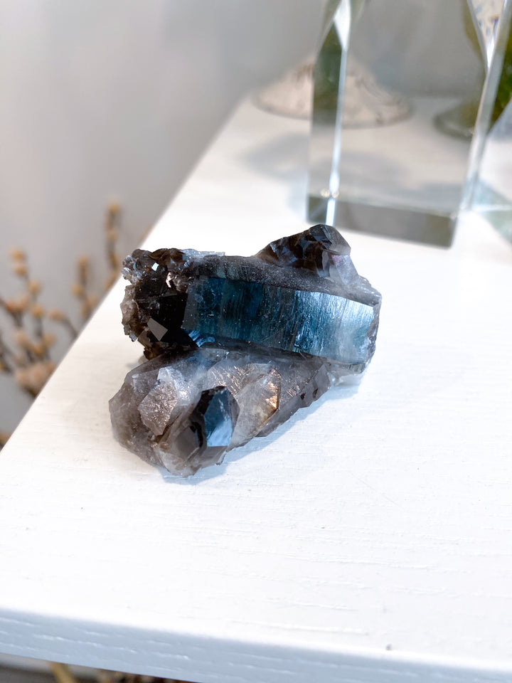 Dark Smokey Quartz Cluster #2