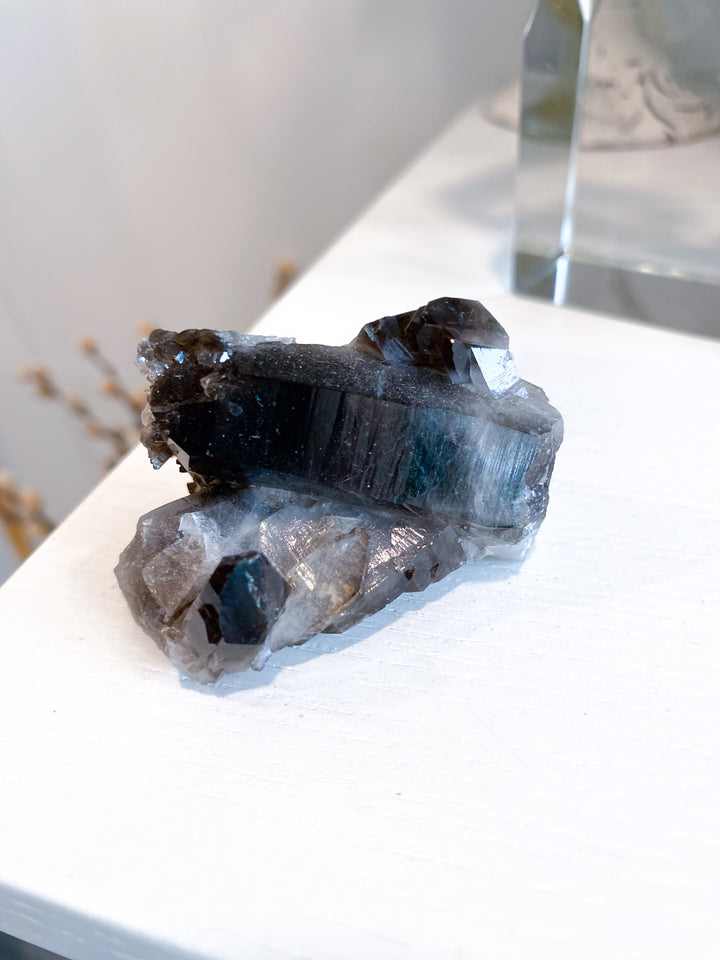 Dark Smokey Quartz Cluster #2