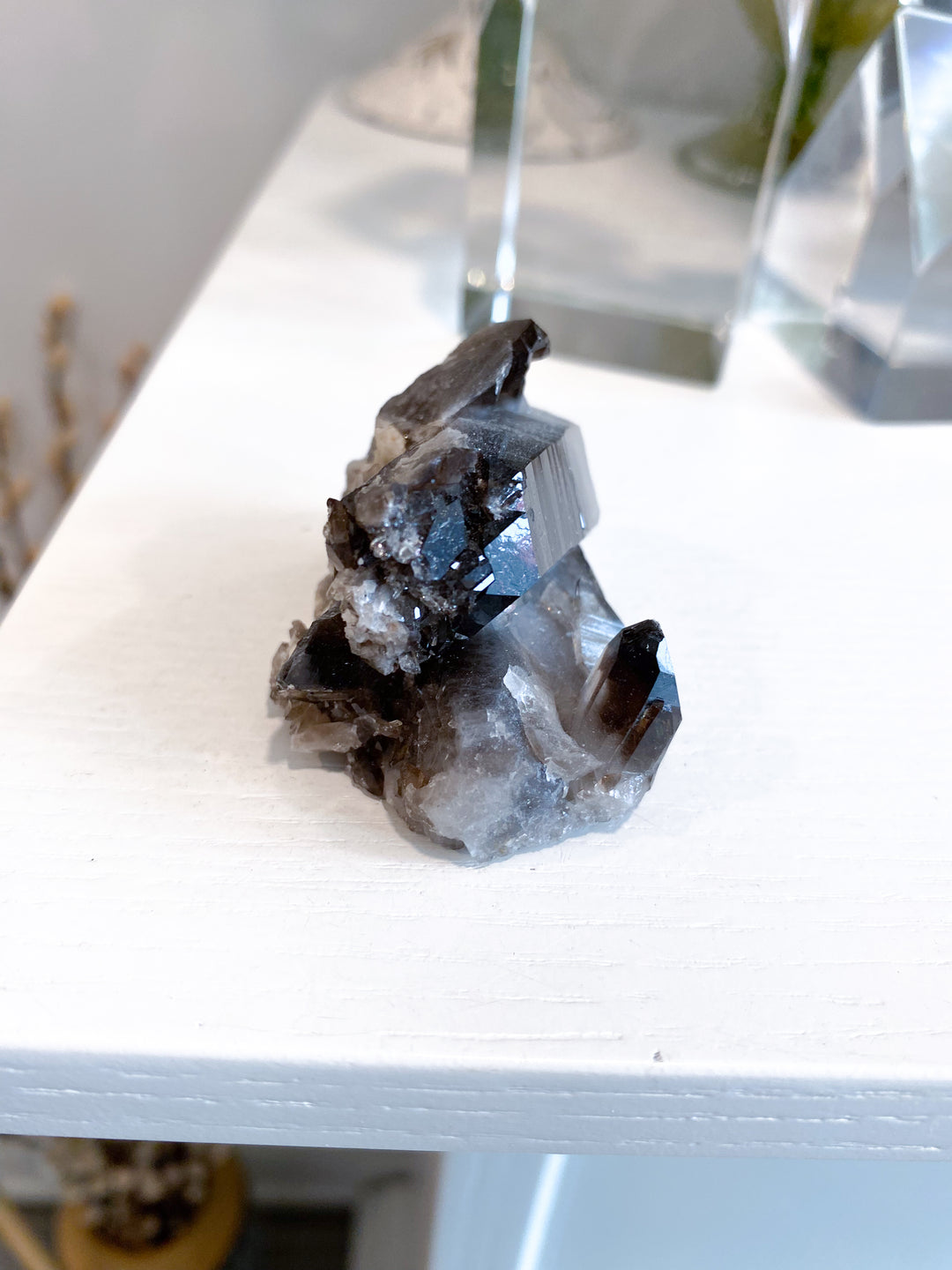 Dark Smokey Quartz Cluster #2
