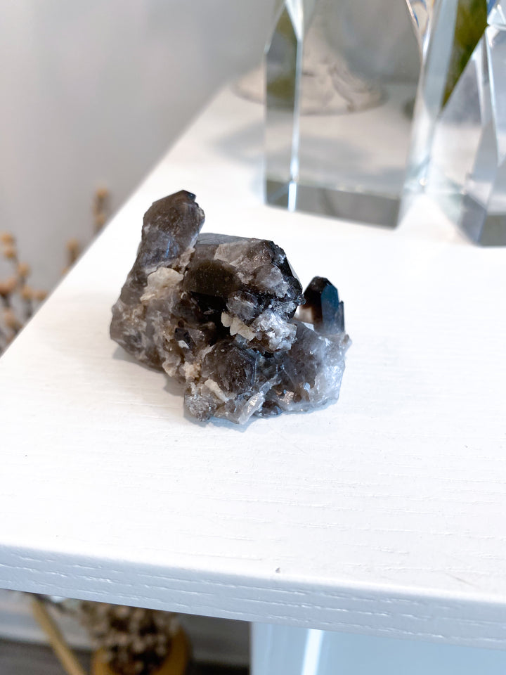 Dark Smokey Quartz Cluster #2