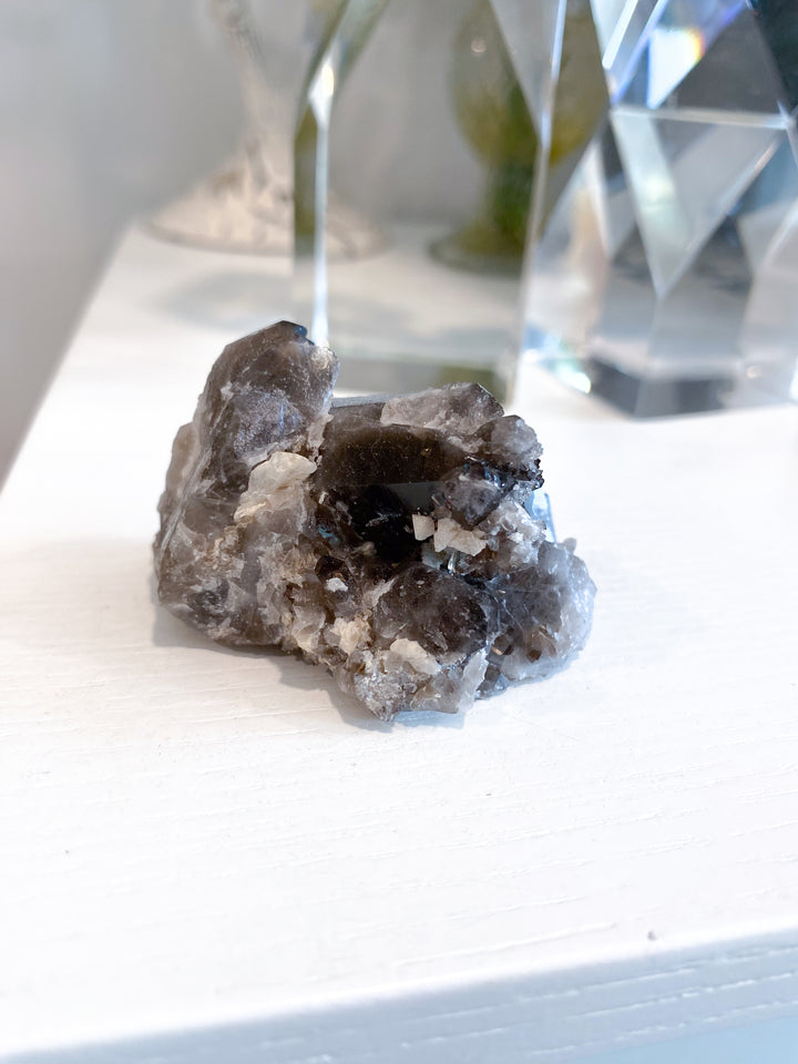 Dark Smokey Quartz Cluster #2