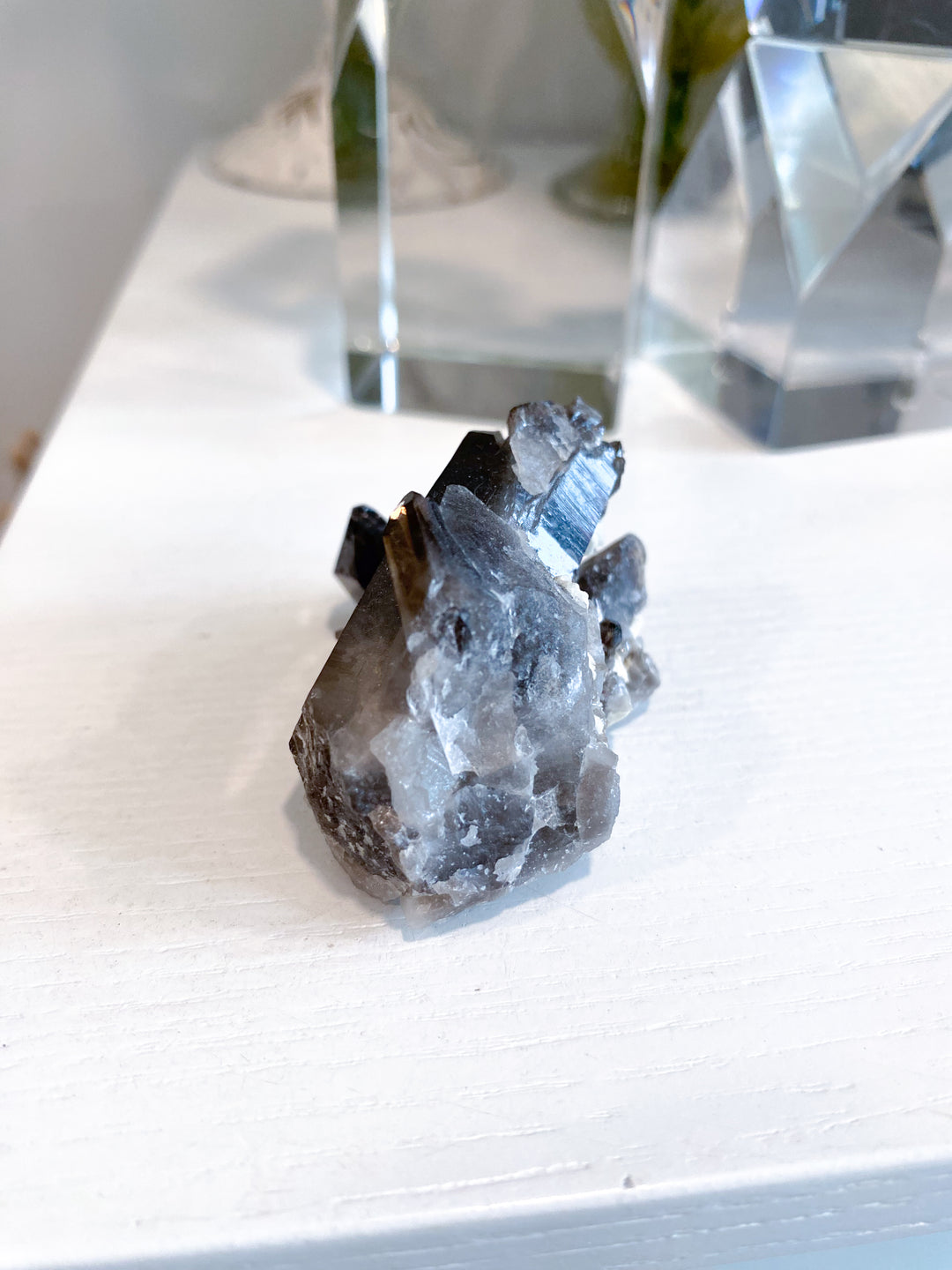 Dark Smokey Quartz Cluster #2