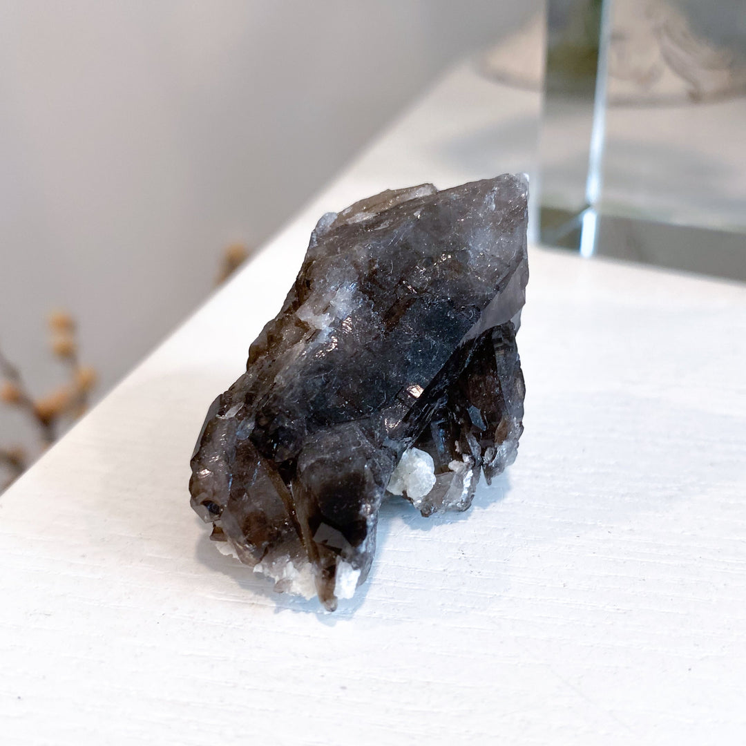 Dark Smokey Quartz Cluster #3