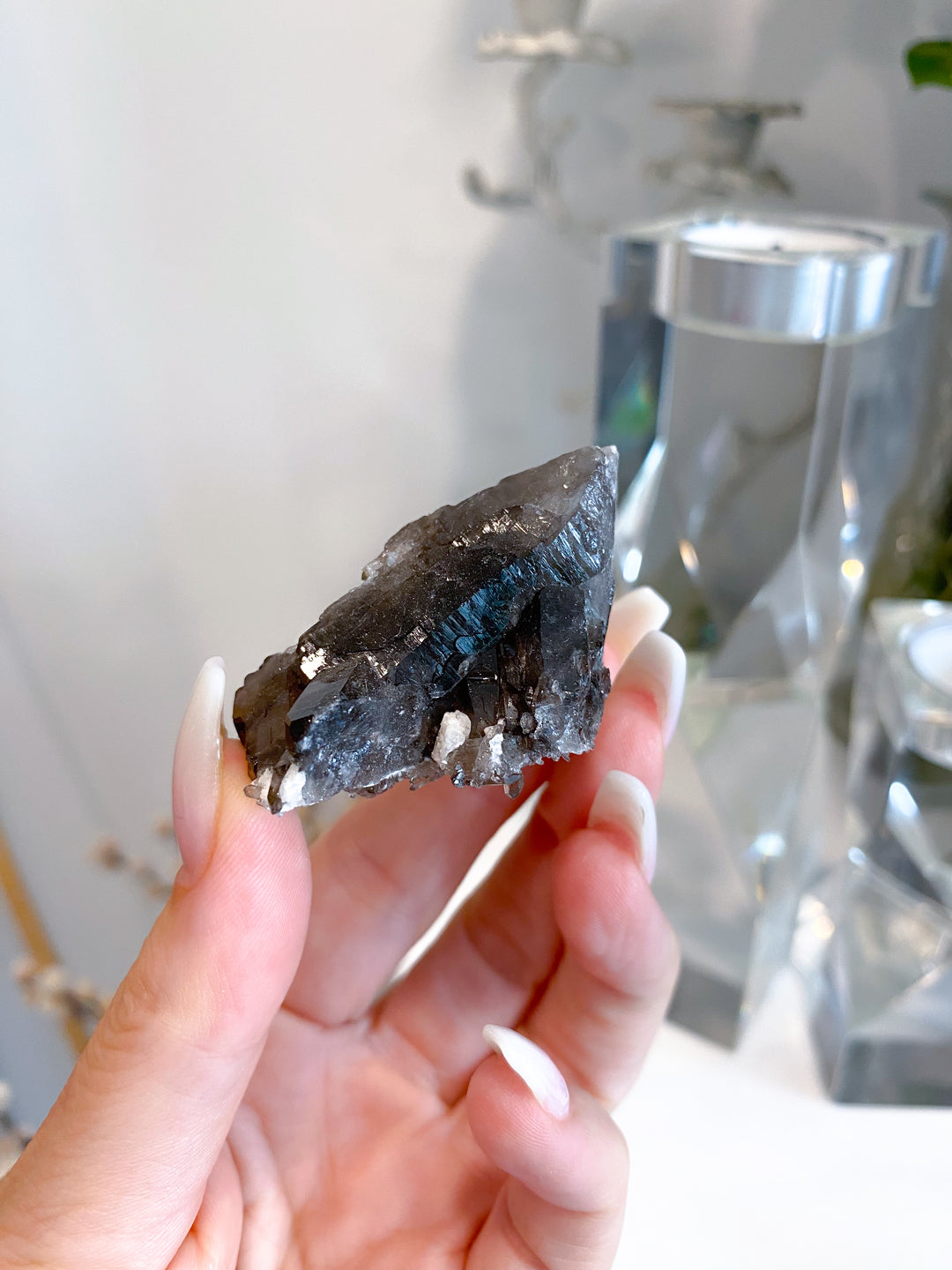 Dark Smokey Quartz Cluster #3