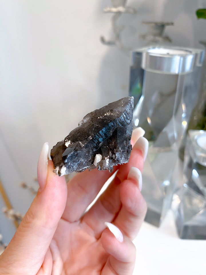 Dark Smokey Quartz Cluster #3