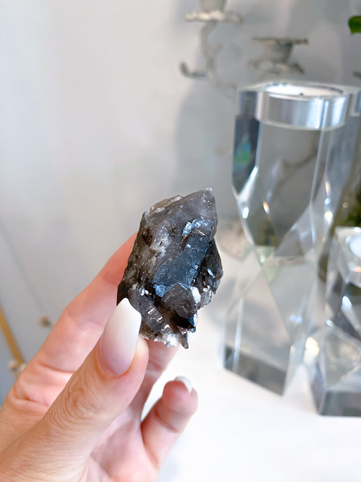 Dark Smokey Quartz Cluster #3