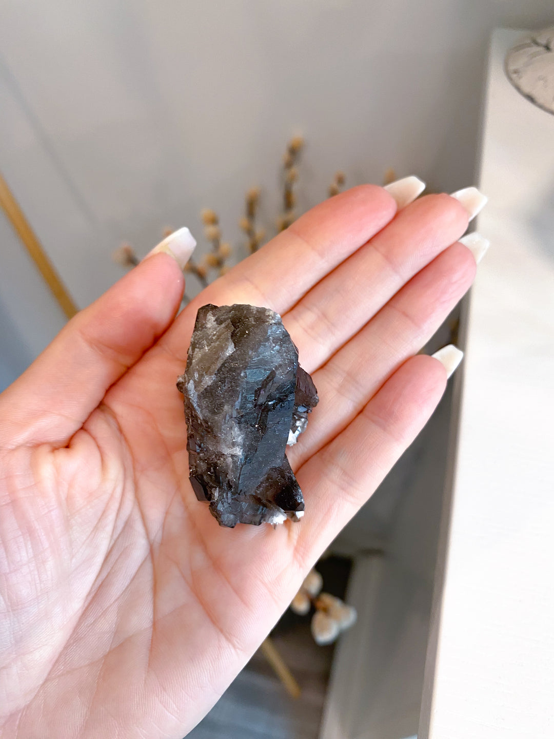 Dark Smokey Quartz Cluster #3