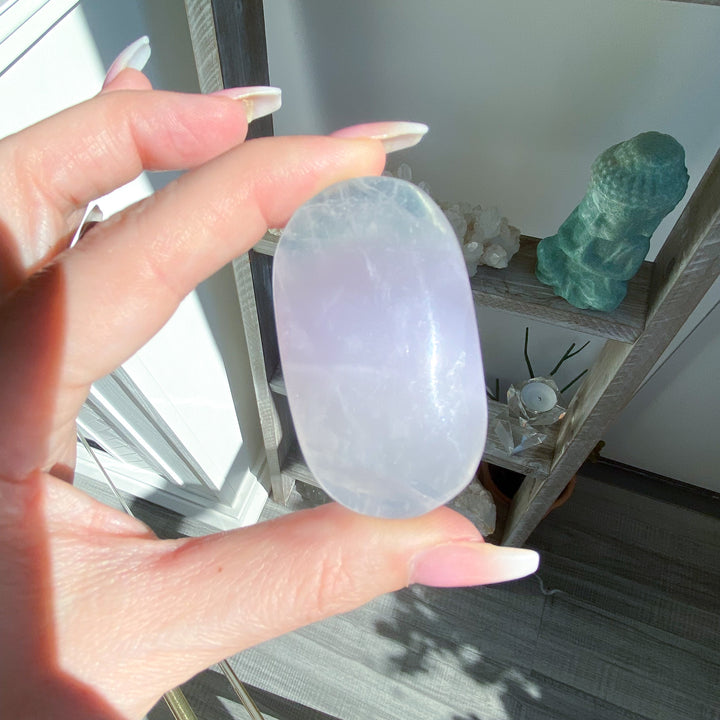 Pastel Rainbow Fluorite Palm Stone