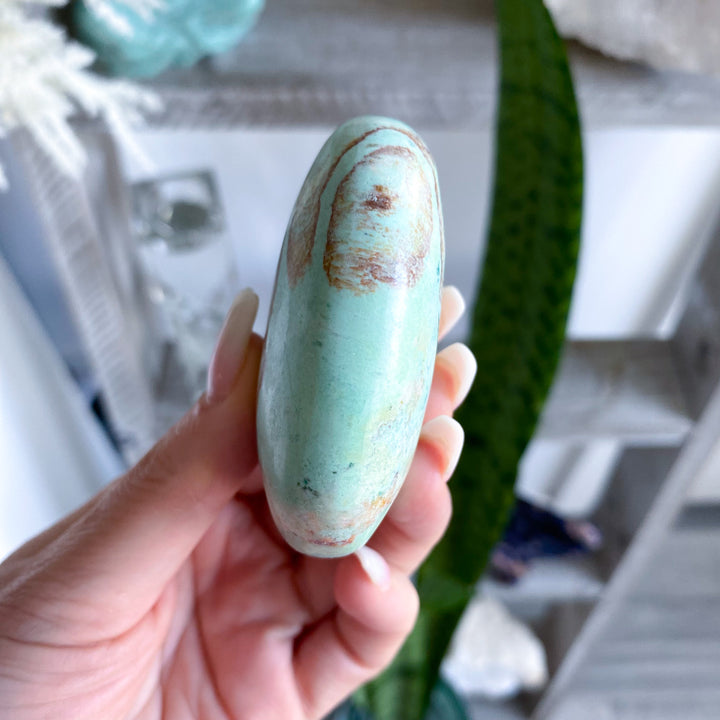 Melted Ice Cream Peruvian Turquoise Palm Stone