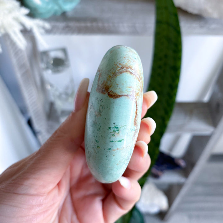 Melted Ice Cream Peruvian Turquoise Palm Stone