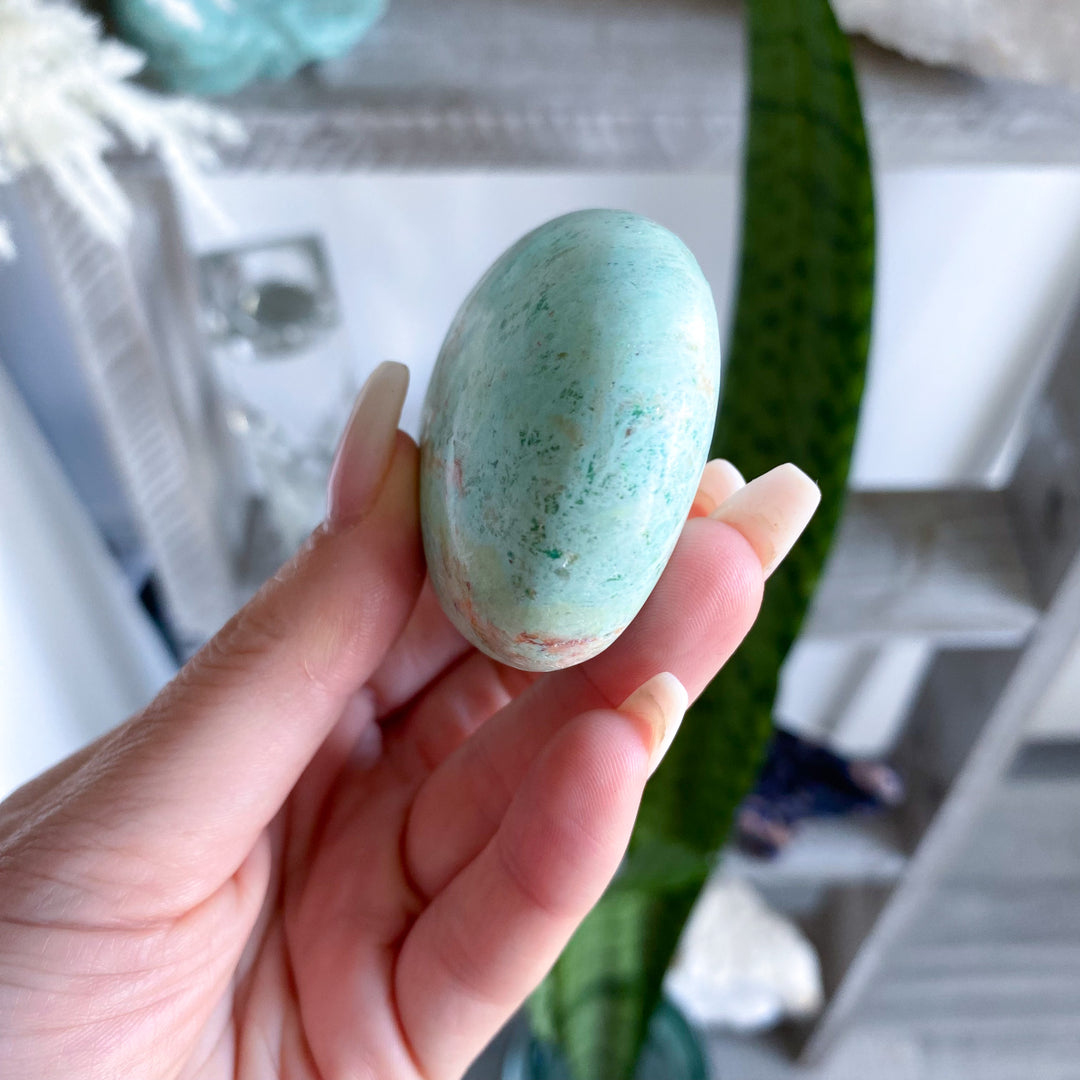Melted Ice Cream Peruvian Turquoise Palm Stone