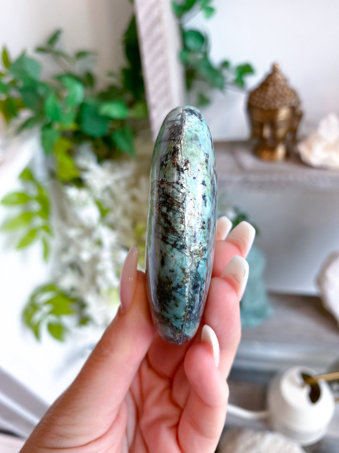 African Turquoise Palm Stone #12