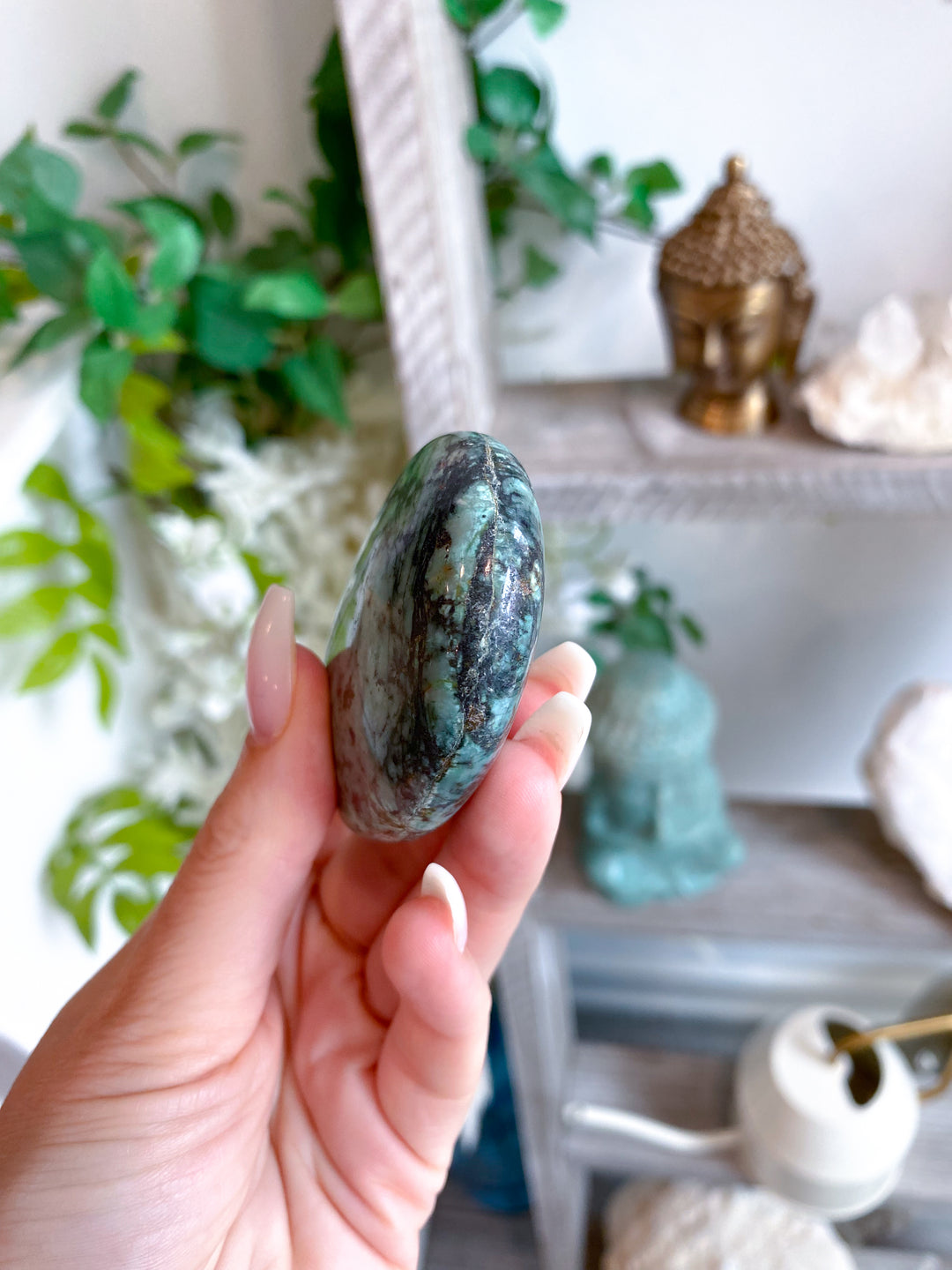African Turquoise Palm Stone #12