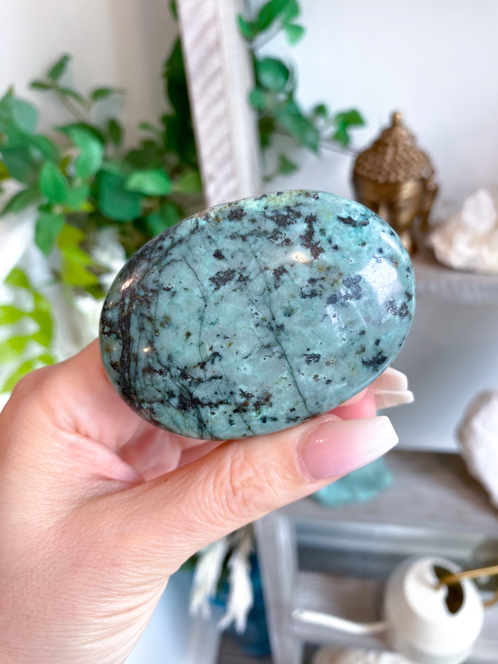 African Turquoise Palm Stone #12