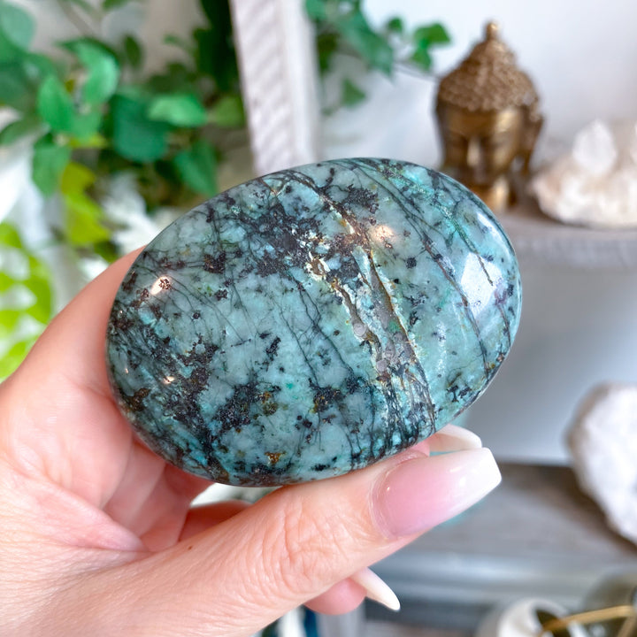 African Turquoise Palm Stone #12