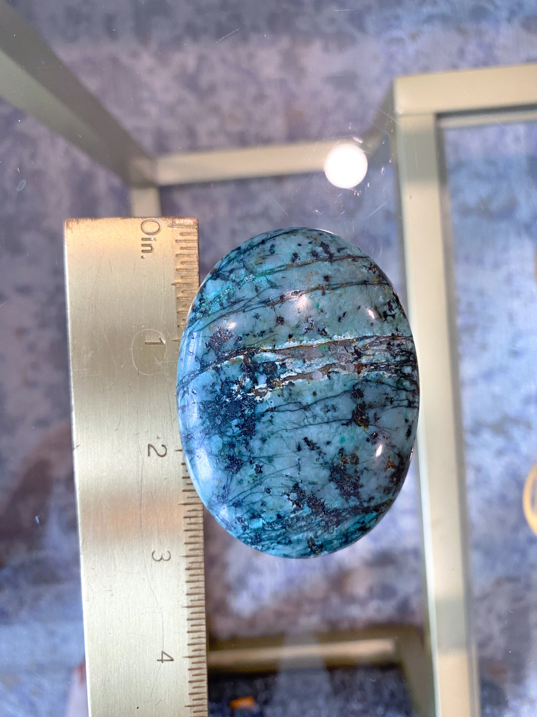 African Turquoise Palm Stone #12