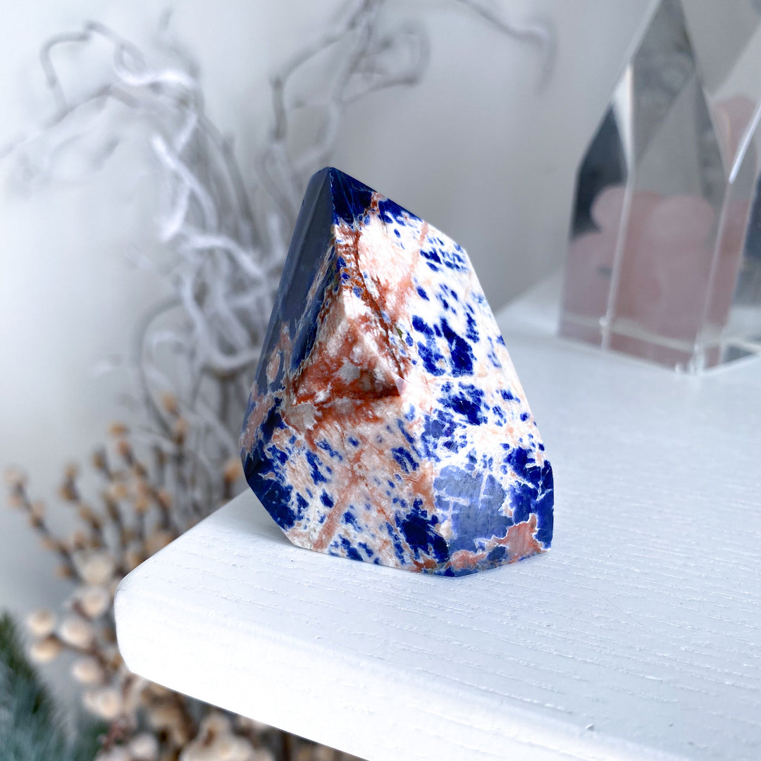 Shiny Sunset Sodalite Freeform #1