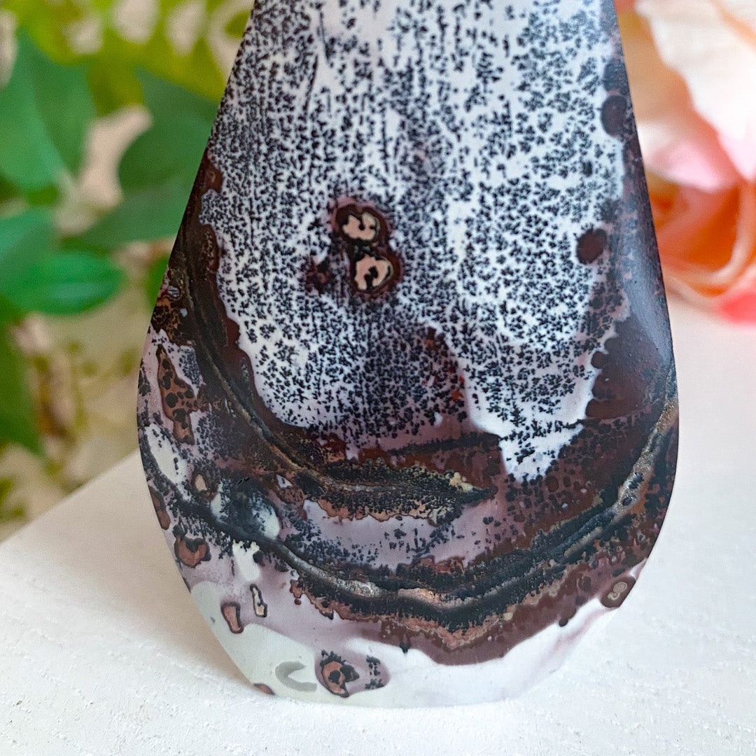 Dendritic Picture Jasper Flame 