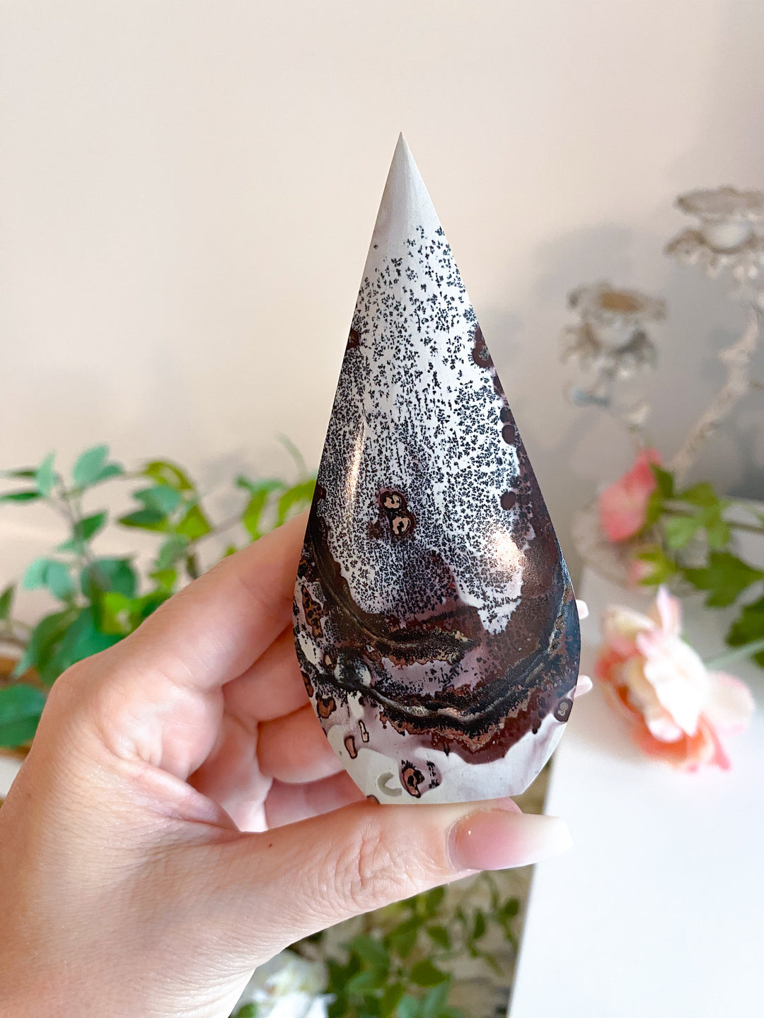 Dendritic Picture Jasper Flame 