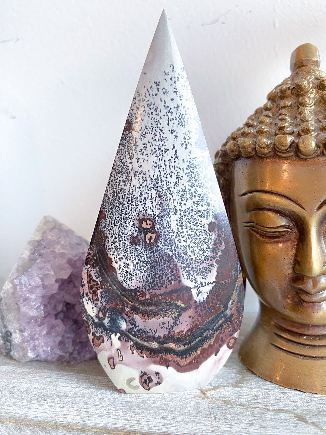 Dendritic Picture Jasper Flame 