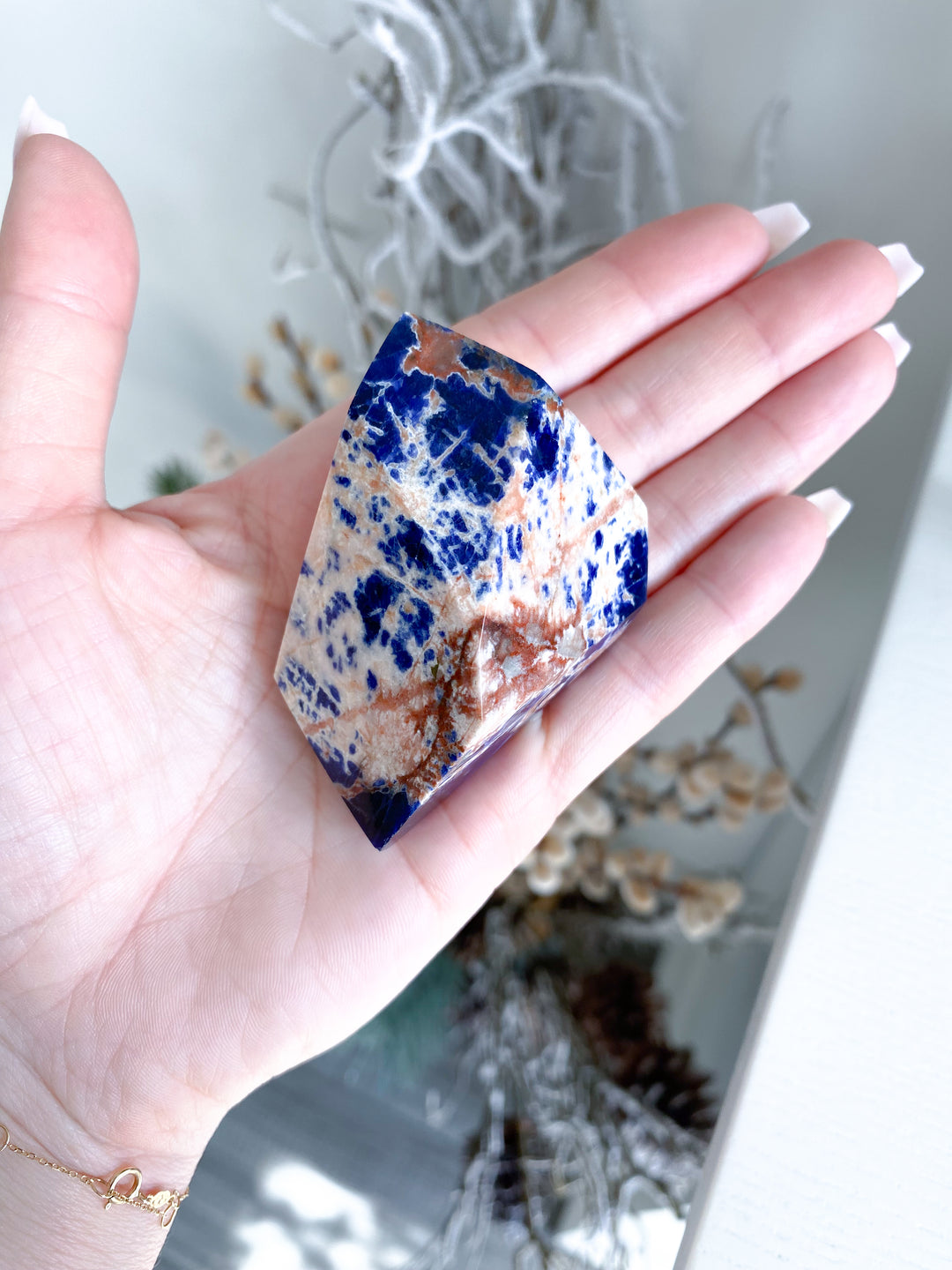 Shiny Sunset Sodalite Freeform #1