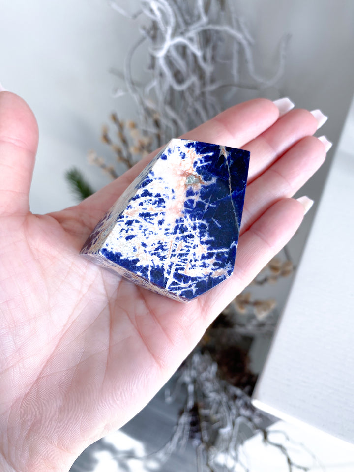 Shiny Sunset Sodalite Freeform #1