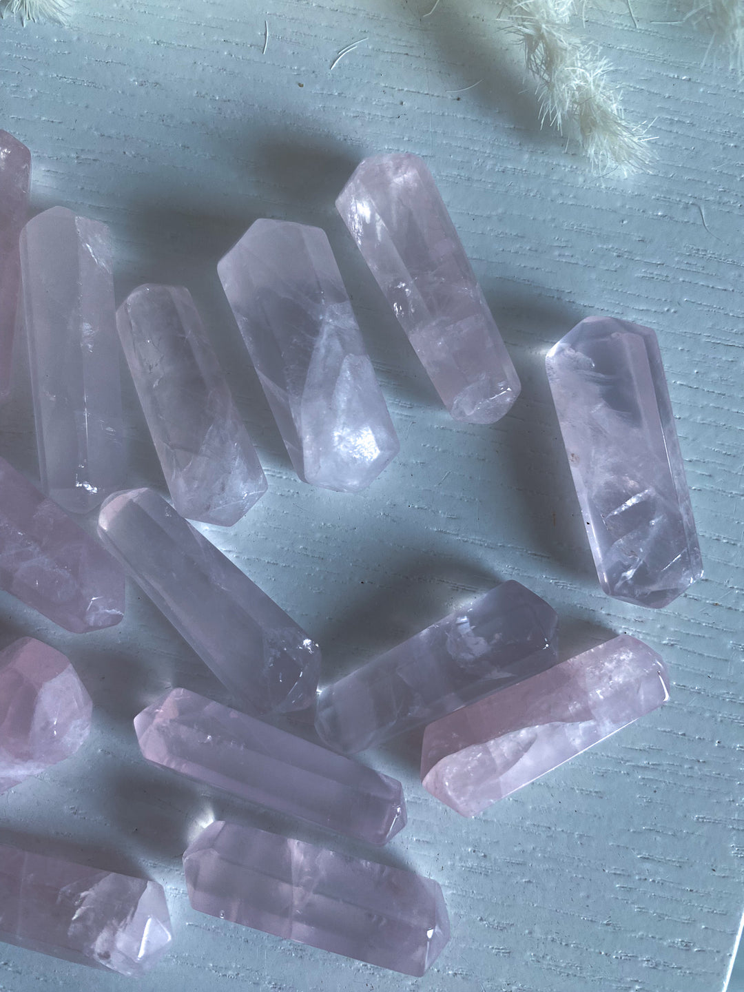 XS Double Terminated Rose Quartz