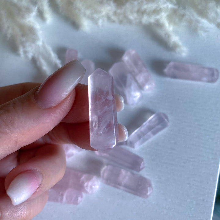 XS Double Terminated Rose Quartz