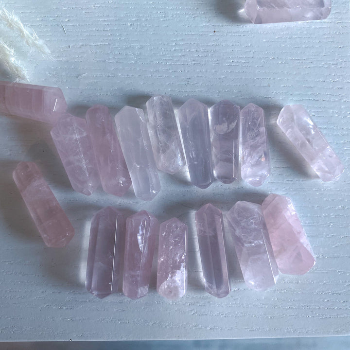 XS Double Terminated Rose Quartz