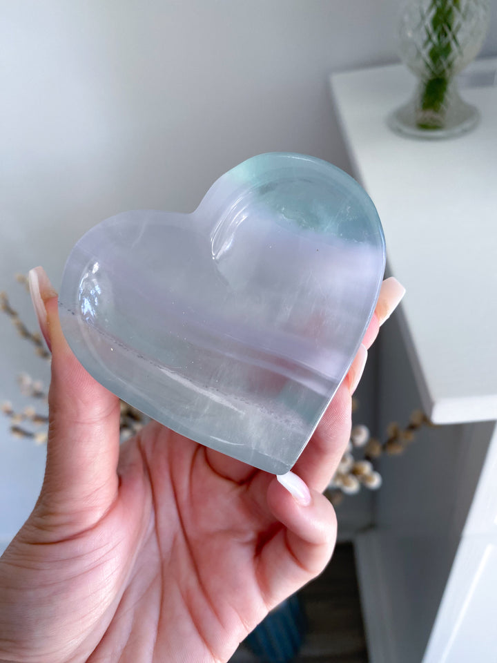 Fluorite Heart Dish / Bowl #2